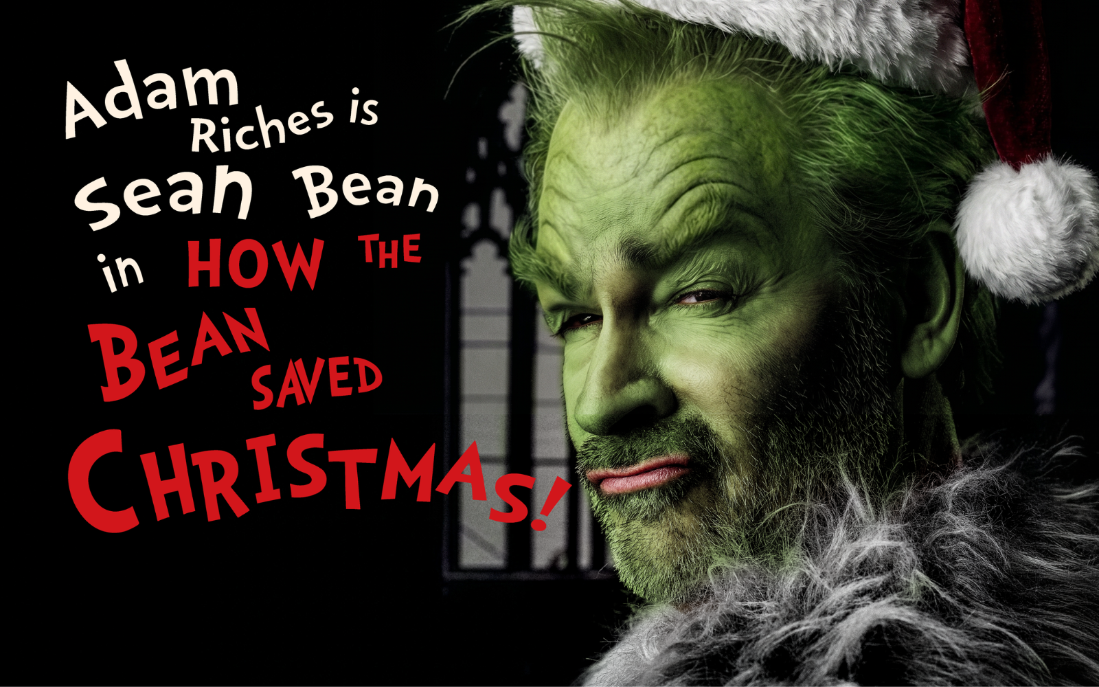Adam Riches is Sean Bean in 'How the Bean Saved Christmas'